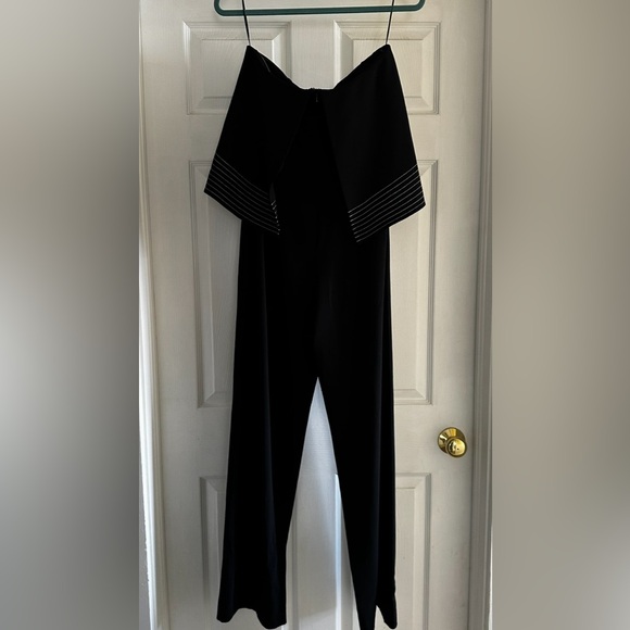 INTERMIX black, strapless wide-leg jumpsuit. Never worn, tags still on! - Picture 3 of 7